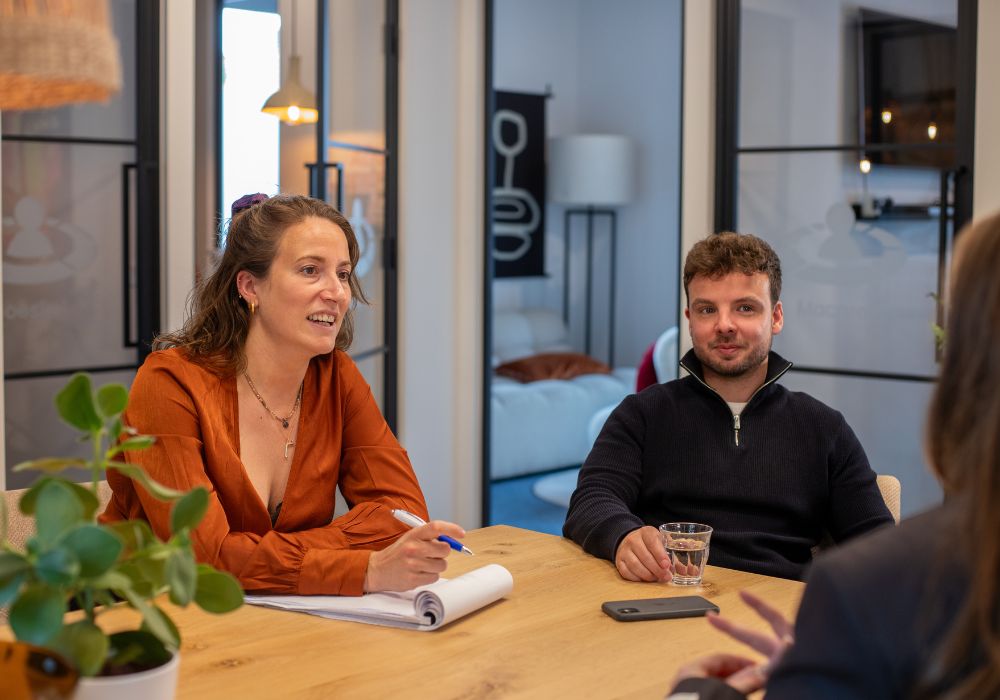 Margot en Luca in gesprek